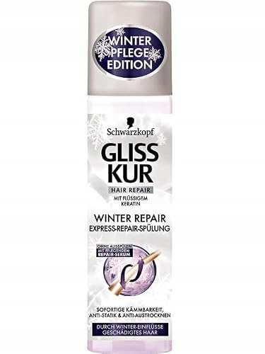 Gliss Kur Express Repair Spülung - Winter Repair - 3er Pack (3 x 200ml)