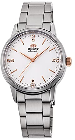 Orient Herren Analog Automatik Uhr mit Edelstahl Armband RA-NB0103S10B