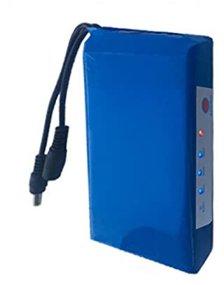 FREEDOH DC 12V Lithium-ion Battery Pack Portable Rechargeable Lithium Polymer Li-ion Battery With Charger Suitable for Cameras Children's Toys LED Light Bars Lighting Tools, etc.,9000mAh B