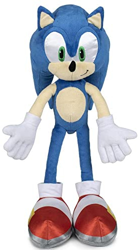 Play by Play Peluche Sonic The Hedgehog Peluche Sonic Il Riccio 30 cm, Regalo Compleanno (760020968), 76050019353, unico
