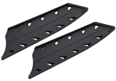 M METERXITY 2 Pack Plastic Knife Sheaths - Kitchen Knife Protectors Covers Universal Knife Guards, Apply to Kitchen Chef Knife or Santoku Knife (8 Inch, Black)