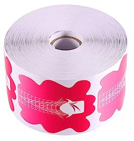 dijiusidy 100/500 Uds. Formas de uñas en forma de flor puntas extensión de uñas acrílicas pegatinas de guía de arte de construcción herramientas con números, 500 piezas