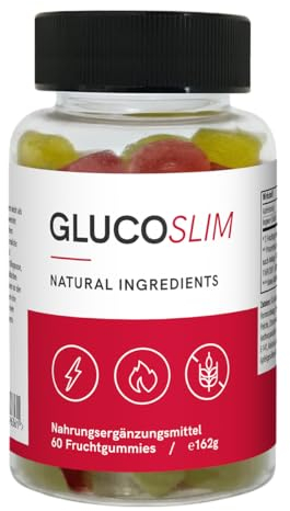 GLUCOSLIM Keto Gummibärchen - Keto Gummies - 60 Fruchtgummies Keto Diät Gummibären - Fruchtgummis - Gummibärchen Keto (1er pack)