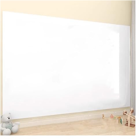 blais Elektrostatische Whiteboard-Tapete, Flipchart-Papier, Großes Whiteboard für die Wand, Whiteboard, Schlichtes, Weißes, Trocken Abwischbares Brett, für die Home School Color : White, Size : 90x