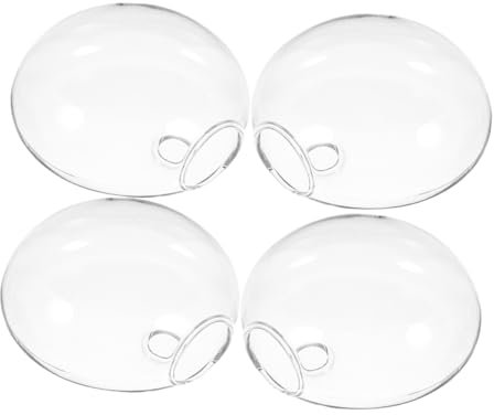 HOMOCONO 4 Stück Hydroponische Vase Wandvase Für Terrarium Pflanzenbehälter Zum Aufhängen An Der Wand Hängende Luftpflanzentöpfe Hängender Hydroponischer Pflanzer Blumentöpfe Wandvasen Glas