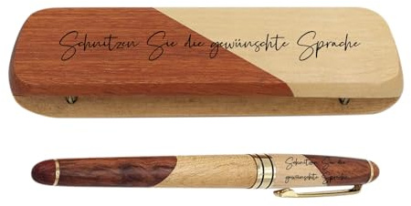 Generisch Personalisiertes Füllfederhalter mit Text Gravur Hochwertiger Füllfederhalter mit Ihrer Gravur Feder Personalisiertes Geschenk zu Weihnachten, Bachelor