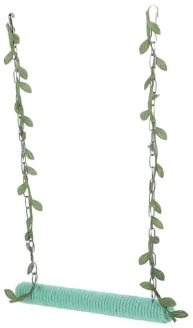 Happyyami Pet Bird Swing Toy Holz Schaukel Für Papageien Und Sittiche Stabil Und Langlebig Fördert Balance Und Koordination Für Käfige Und Vogelspielplätze