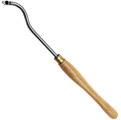 Hochgeschwindigkeitsstahl-Holzdrehwerkzeuge, gebogene Drehmaschine, Meißel, Werkzeugstange für Holzschüssel, ideal für Holzbearbeitung, Hobbyisten, Heimwerker und Tischler