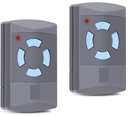 2 Stück Garagentoröffner für Hörmann hsm4-868, Fernbedienung Garagentor 868,30 MHz 4 Kanäle für Hörmann HSM 2/4，HSM4-868 HSE2-868 HS4-868