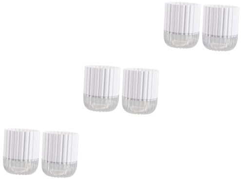 BESPORTBLE 3 Juegos Maceta De Plástico Transparente Decorativo Vidriar Maceta para Orquídeas Planta Plant Pot Adorno De Maceta Macetero Autorriego El Plastico 2 Piezas * 3