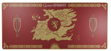 HBO Game of Thrones - Lannister Edition XXL Mouse Pad, 90×40 cm, Red