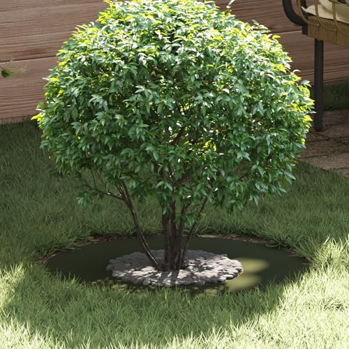HaoChrymec Jardinière Carrée with Plastique Durable, Design Moderne, Jardinières Extérieur, Bac à Fleurs Extérieur, Jardinière Balcon, Balconnière Extérieure, Vert Olive, 36 x 36 x 35 cm