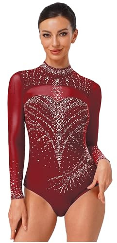 Linyuir Turnanzug Gymnastik Akademisch Fur Damen Leotard Ballet Klassischer Tanz Kombination Latein Tanz Eiskunstlauf Kostüm Show Performance