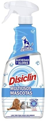 Disclin Fuera Olores Limpiador Multiusos en Spray 750 ml – Caja 12 Unidades | Limpieza Multisuperficies | Ideal para Hogares con Mascotas | Aroma Fresco