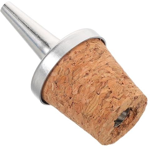 HIAKDOFT Verseur pour Bouteilles avec Bouchon Liège Bec Verseur pour Liqueurs Amères Distributeur Précis pour Bar et Maison Accessoires pour Cocktails et Vin