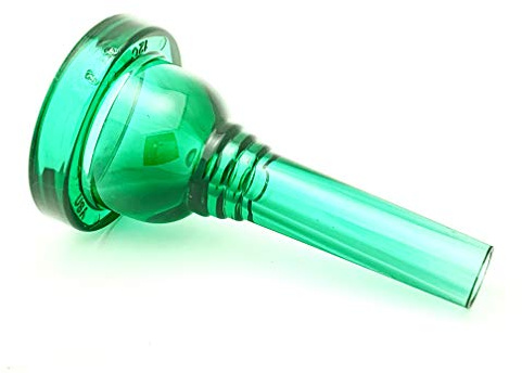KELLY-12C – Kleiner Schaft Posaune / Bariton Lexan Mundstück – Kristallgrün