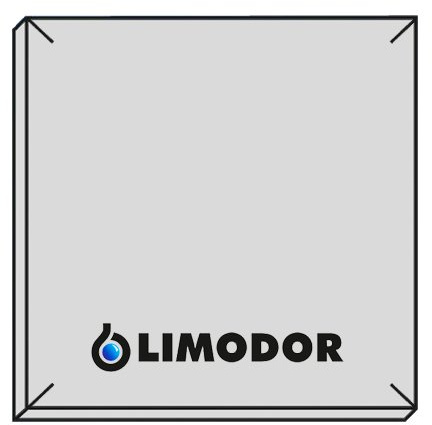 LIMODOR 10x Original - Filter - Filtereinsatz für Badlüfter F/M - Limot Compact 238x238mm - Ersatzfilter - Art.-Nr.: 00070