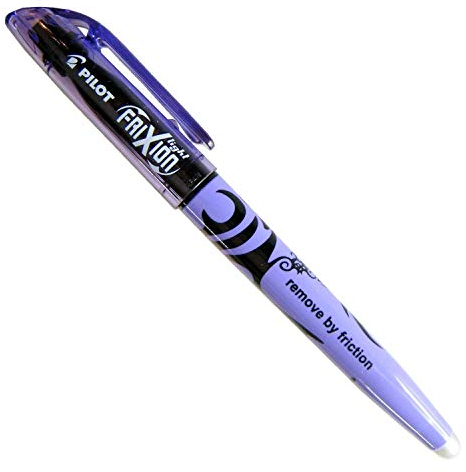 Pilot Frixion, evidenziatore cancellabile, colore: viola