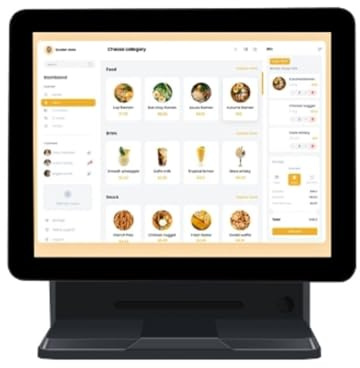 Registrierkasse. 15,6-Zoll-kapazitive Touch-Registrierkasse mit Einzel- und Doppelbildschirm, Scannen, Bestellen mit Kunden .POS-Maschine(15 inch single)