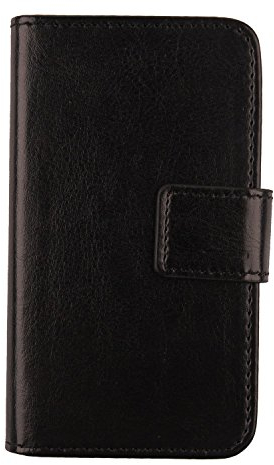 Gukas PU Leder Tasche Hülle Für Maze Blade 4G Phablet 5.5 Handy Flip Design Brieftasche mit Karten Slots Schutz Protektiv Case Cover Etui Skin (Farbe: Schwarz)
