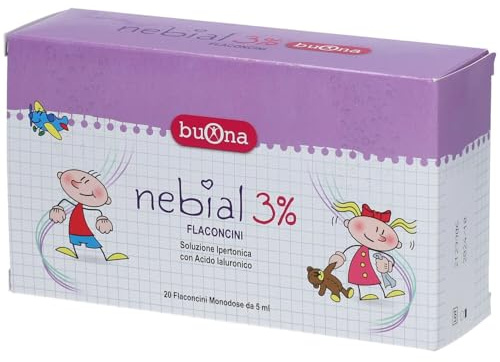 Buona Nebial Soluzione ipertonisk saltlösning 3% 20 Flaconcini Da 5 ml