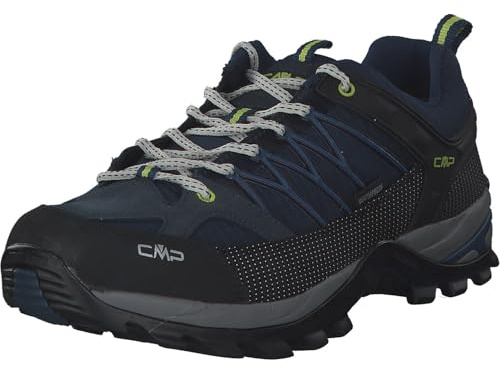 CMP herr Vandrings- och halvskor för vandring Rigel Low trekking shoe Wp, Cosmo Plutone, 42 EU