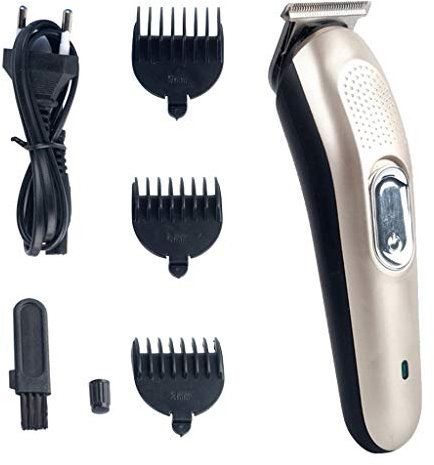OverDose Soldes Rechargeable Tondeuse à Cheveux Professionnel Tondeuse Cheveux Hommes Tondeuse Barbe Sans Fil Pas Cher (Noir)