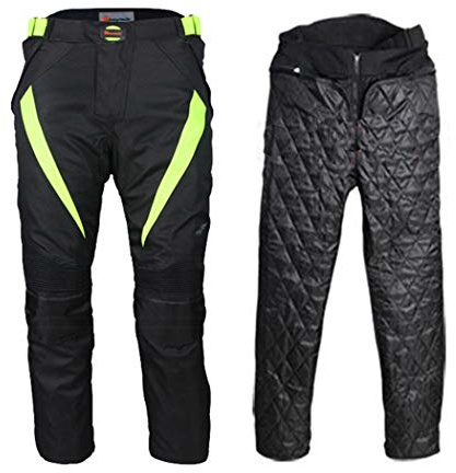 Winter Motorcycle Warm Jacket Set,Reflective Motorbike Waterproof Suits,Motorcycle Motocross Jackets Trousers Pants XL