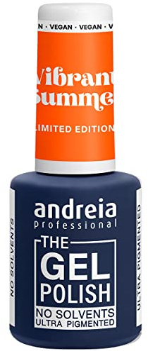 Andreia Professional - Smalto gel senza solventi, collezione limitata VS3, arancione fluo