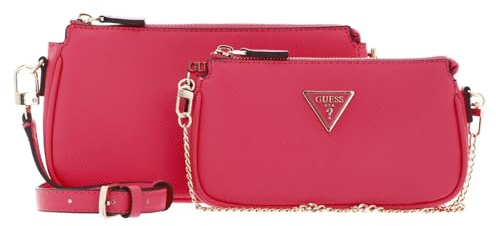 GUESS Noelle Double Pouch Crossbody Magenta