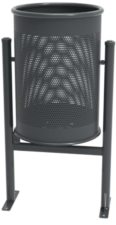 Grupo Mohedano Papelera de Acero Abatible - 60 litros de capacidad