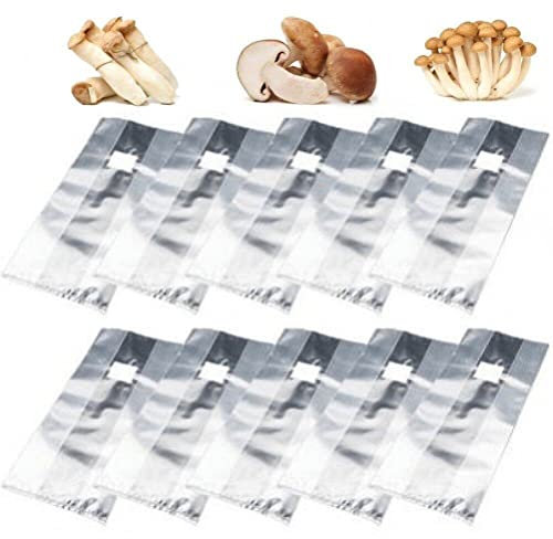 Sanfly 10 Pezzi/Set di Monsio a Tensione Coltivazione della Coltivazione della Coltivazione di Funghi Commestibili Borse per Crescita dei Funghi Autoclavabili Traspiranti