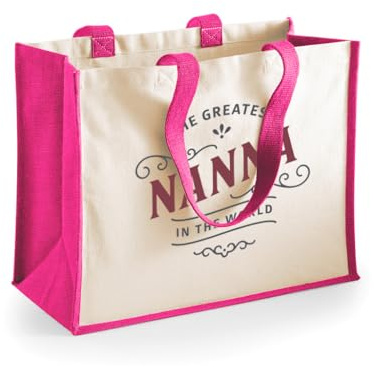Personalised Nanna's Day Keepsake Gift - Funny Novelty Birthday Bag 42 x 33 x 19cm