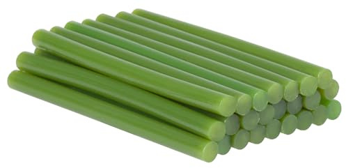 STREND PRO Heissklebepistole Klebesticks 7mm x 100mm | 24 Stück | Grün | Heißklebepistole Sticks für DIY, Dekorations, und Reparatur | IDEAL Klebestifte für heißklebepistole STREND PRO