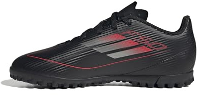 adidas Unisex – Barn F50 CLUB Football boots Turf Kids, core black/iron met./lucid red, 33 EU