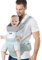 IULONEE Neugeborene Babytrage Baby Carrier Ergonomisch Babytrage mit Hüftsitz Multifunktional Kindertrage Dorsal und Ventral Babyrückentragen für Kleinkinder 3 Monate bis 3 Jahre (3-20kg) Grün