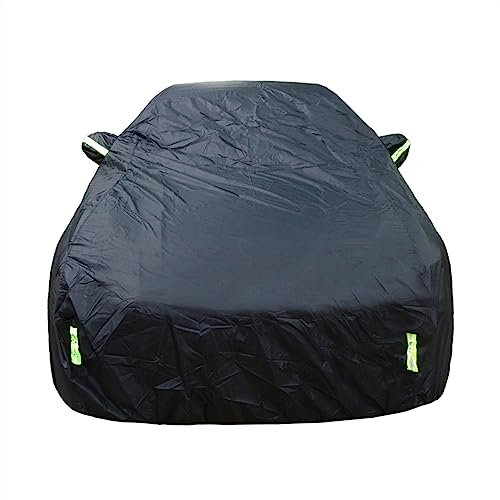 WOLWES Vollgarage Abdeckplane Vollständige Autoabdeckung, Außenteile, Autoabdeckung, Sonnenschutz, Staubdichter Schutz, Parkabdeckung, Autoplanen Für SUV, Schrägheck-Limousine(XL)