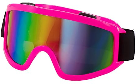 W WIDMANN MILANO Party Fashion - Skibrille/Snowboard Brille, Accessoire für 80er Jahre Faschingskostüme, Apres Ski Mottoparty
