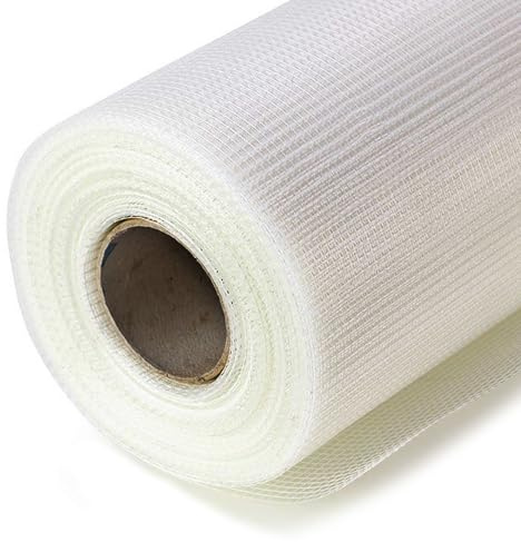 Malla Fibra de Vidrio 10mx1m para Morteros e Impermeabilización | Refuerza morteros y revestimientos, distribuye tensiones y ayuda a reducir la reaparición de fisuras.