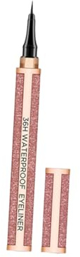HAKIDZEL Eyeliner Liquido in Penna, Punta Ultra Precisa e Ad Asciugatura Rapida, Colore Rosso Aranciato, Trucco Occhi Per Donne, Facile Da Usare e Definito