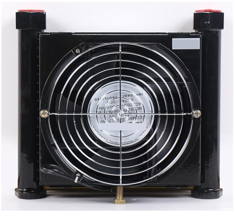 Mini refroidisseur d'air hydraulique AF0510 AJ0510, 10 l/min, radiateur à huile refroidi par air, échangeur de chaleur à plaques avec ventilateur électrique Réduction rapide de la température(AC220)