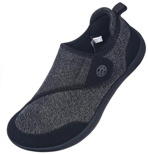Sisttke Diabetic Slippers Mens Womens Wide Adjustable Orthopedic | lightweight,Cozy,Non-slip,barefoot comfort,walking shoe,for seniors