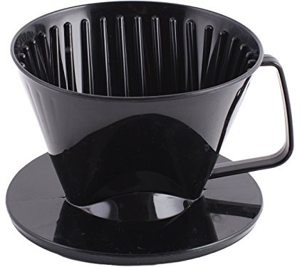 Randwyck 2 Cup Coffee Filter Cone, Black