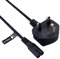 2 Pin Mains Power Lead Fig Figure 8 Cable Compatible with PS4 PS5 Xbox Samsung Toshiba Panasonic JVC Philips LG Sharp Sony TV Canon Pixma HP Brother Printer Asus Toshiba Laptop Charger UK Wall Cord 5m
