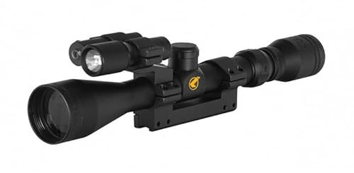 Outletdelocio Visor Gamo. Mira telescópica 3-9x40 con Zoom. Incluye Linterna y Punto Rojo. Especial para Tiro Deportivo