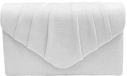 LeahWard Women's Suede Glitter Clutch Handbags Purse Wedding Bags Evening Handbags 308
