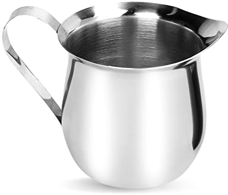 Rolin Roly Bricco da Latte da Cucina Lattiera Acciaio Inox per Latte Salse Cappuccino Barista Café Art Milk Pitcher (240ml)