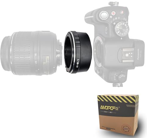 AI to M4/3 Adapter Compatible with for Nik F Lens to Micro Four Thirds 4/3 Camera &,for LUMIX GX8 G7 GF7 GH4 GM1 GX7 GF6