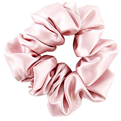 THXSILK Haar Seiden Haargummis Elastische Haarbänder Haargummis Pferdeschwanz Seile für Frauen Haarschmuck (Bezauberndes Rosa)