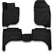 Element Passgenaue Premium Antirutsch Gummi Fußmatten - Mitsubishi L200, schwarz